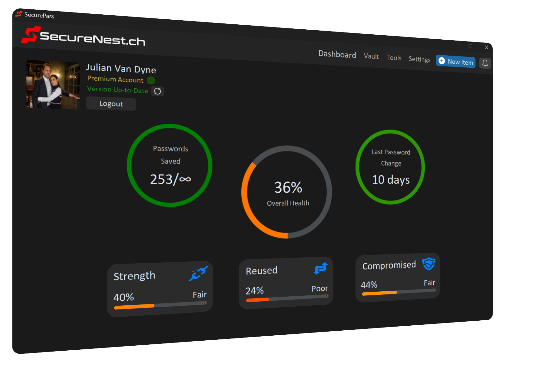 SecurePass Software Interface